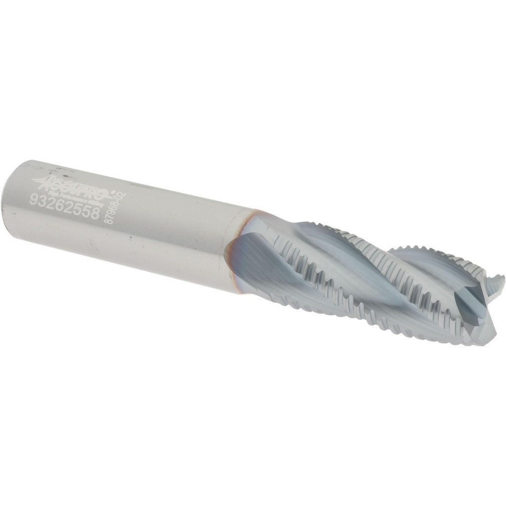 ACCUPRO Accupro 2500147 Roughing End Mill 7/16 in 4 Flute Carbide