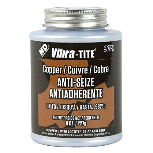 ND INDUSTRIES Nd Industries 90718 Vibra-Tite 907C Anti-Seize Lubricant Compound 8 oz jar (9071)