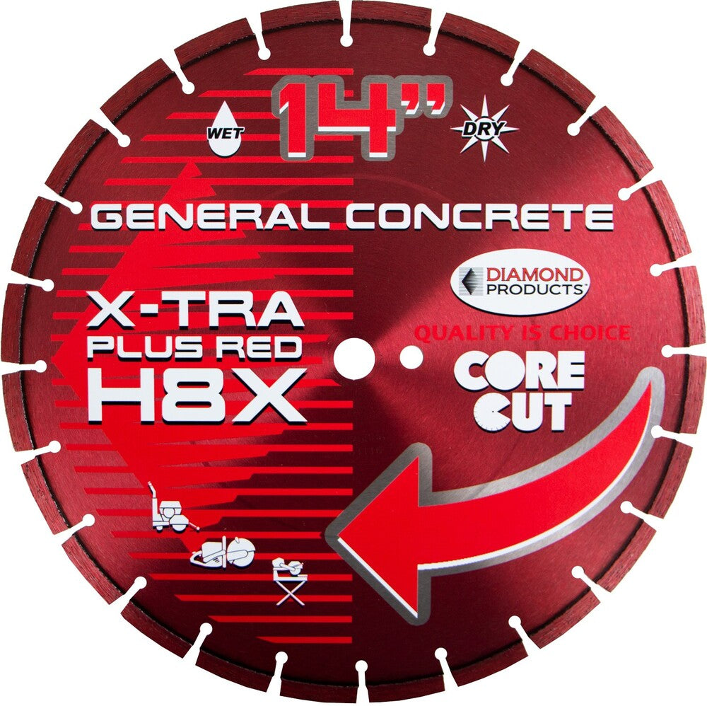 Diamond Products 66308 16X.125 Red Unv X-Tra Plus High Speed Hand Saw Specialty Diamond Blade