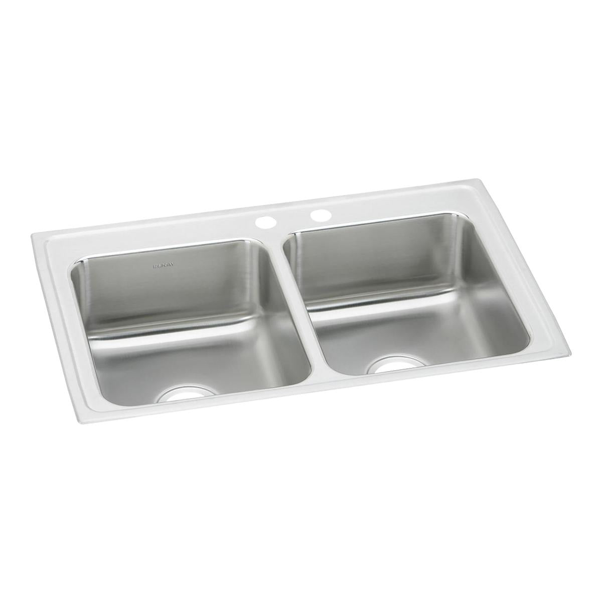 BSC PREFERRED Bsc Preferred LR3321MR2 Double Bowl Drop-in Kitchen Sink