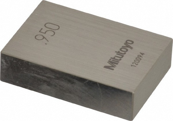 MITUTOYO Mitutoyo 611219-531 Steel Gage Block 0.95 in Grade 0