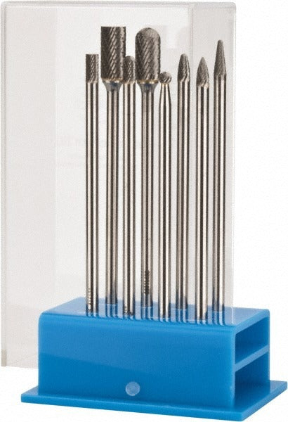 SGS PRO Sgs Pro 18215 Double Cut Carbide Burr Set 8 Pc