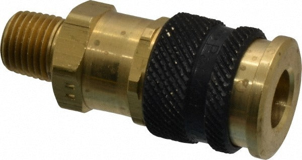 PARKER Parker 23KAAN13MPN Pneumatic Coupler 1/4 in Brass 300 Psi