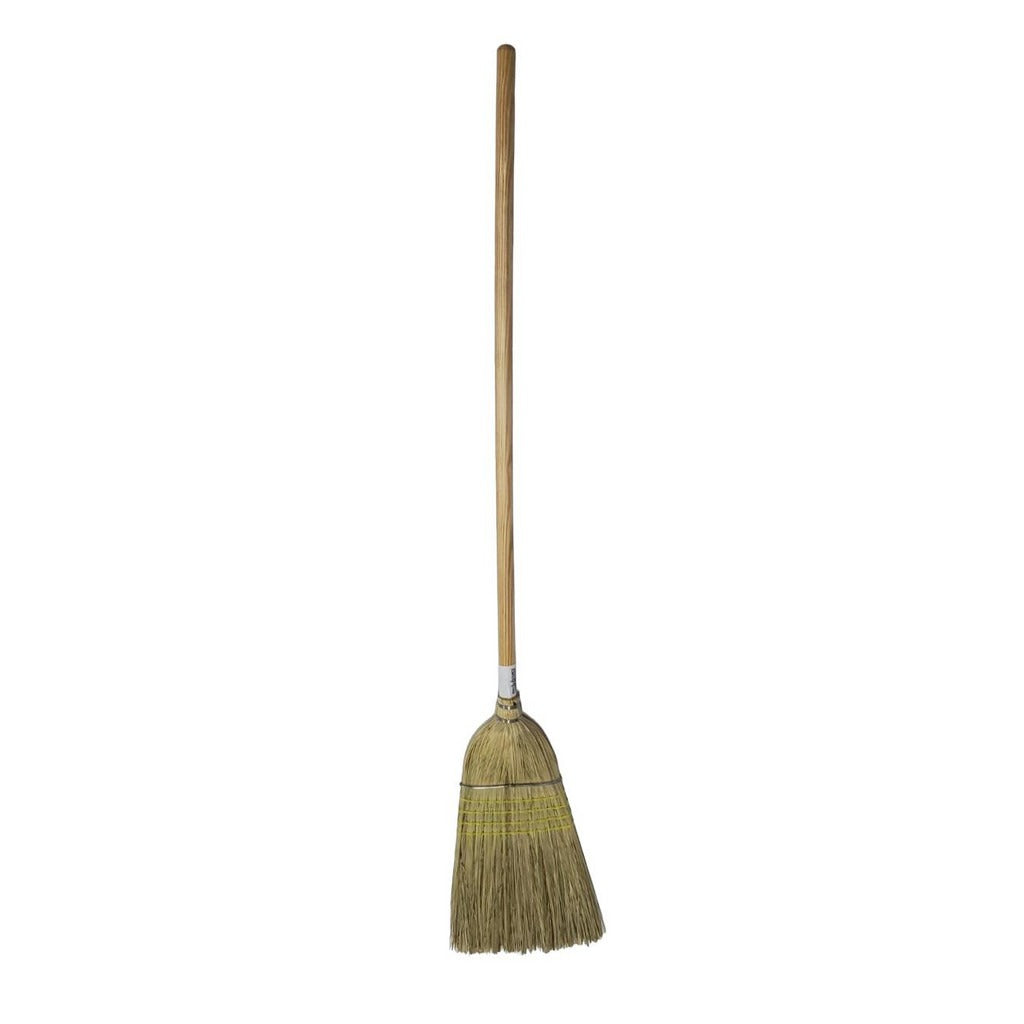 PRO-SOURCE Pro-source 09310228 Corn Bristle Broom 18 in Heavy-duty