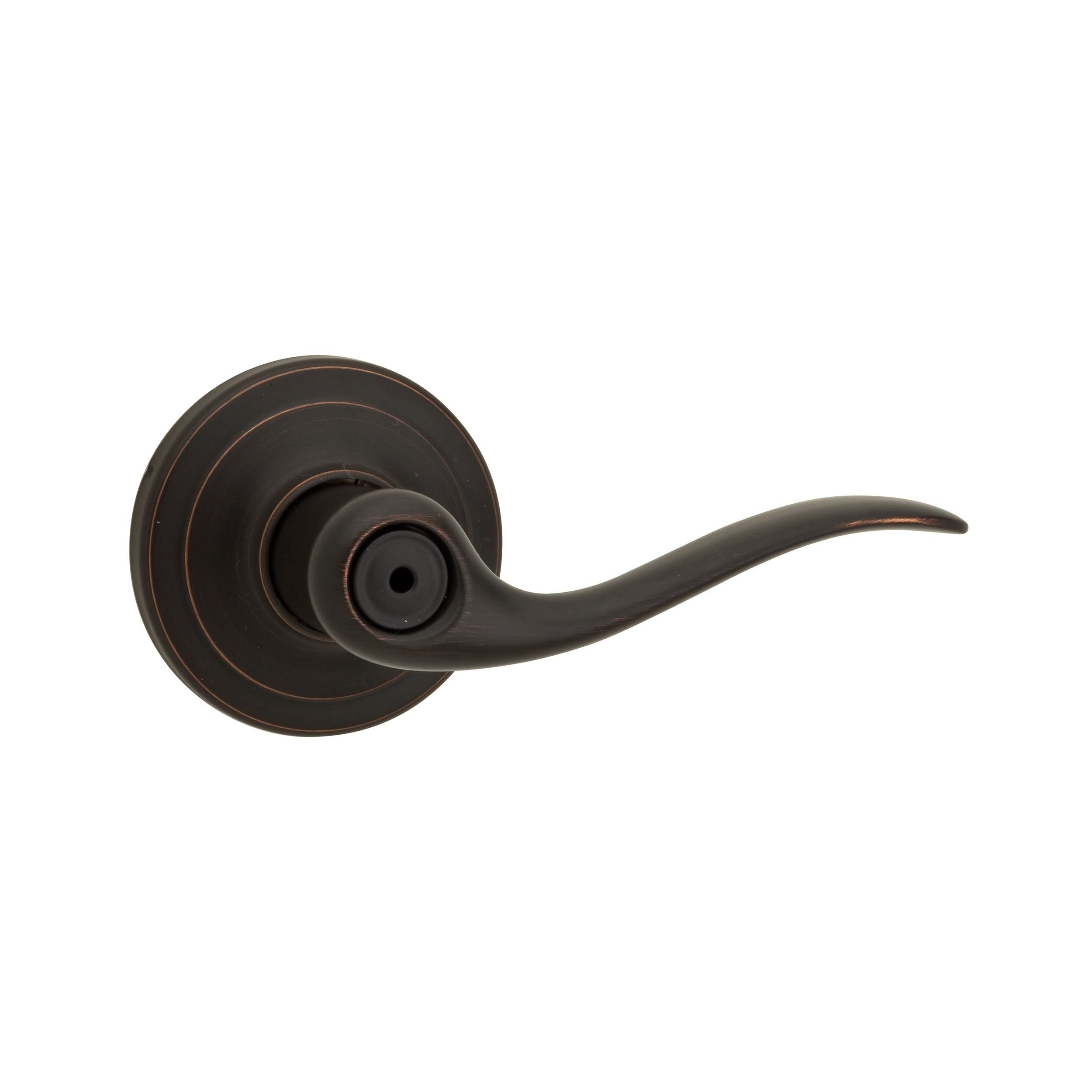 KWIKSET Kwikset 730TNL-11P Tustin Lever Privacy Lock Venetian Bronze