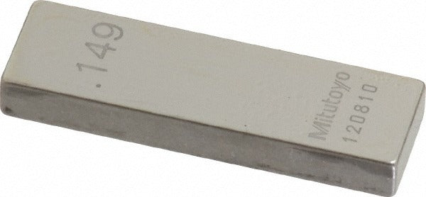 MITUTOYO Mitutoyo 611189-541 Steel Gage Block 0.149 in Grade AS-1
