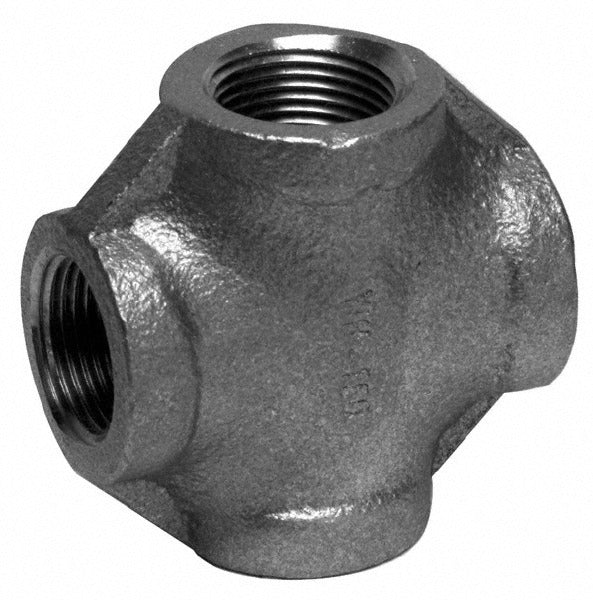 MERIT BRASS Merit Brass K410-40 Pipe Cross 2-1/2 in 304 Ss Fnpt 150 Psi