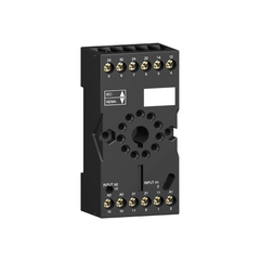 Schneider Electric RUZSC2M Square D 250 Volt 12 Amp Din Rail Connector Terminal Relay Socket