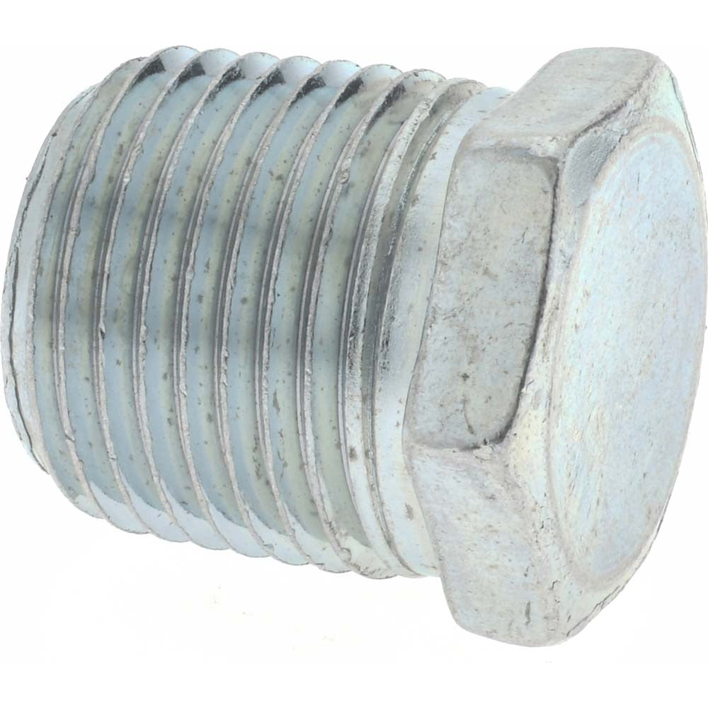 PARKER Parker 1/2 Hp-s Hex Plug 6000 Psi Mnptf Zinc-plated Steel