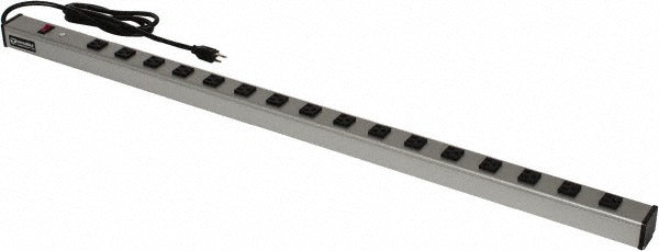 WIREMOLD Wiremold UL402BC Power Outlet Strip 16-outlet 15A 48 Inch