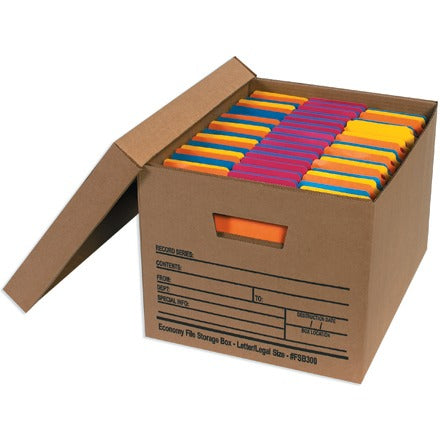 BSC PREFERRED Bsc Preferred FSB300 File Storage Box Case of 12