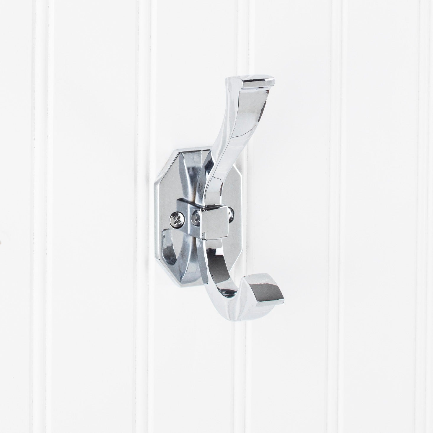 ELEMENTS Elements YD45-431PC Polished Chrome Double Prong Wall Hook