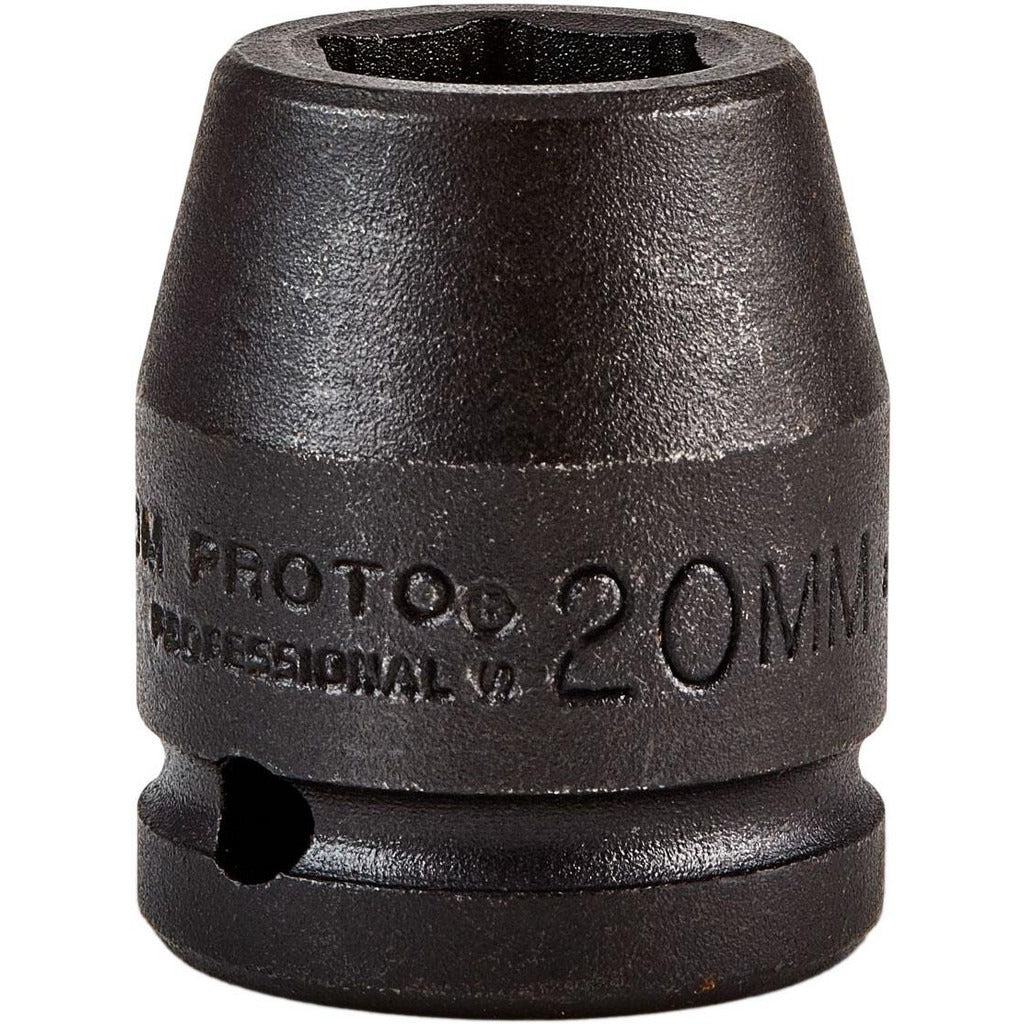 PROTO Proto J07520M Impact Socket 3/4 in Drive 20mm 6-point