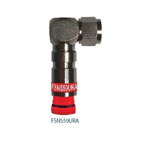 BELDEN Belden Inc. FSNS59URA25 RG59 F-type Right Angle Connector