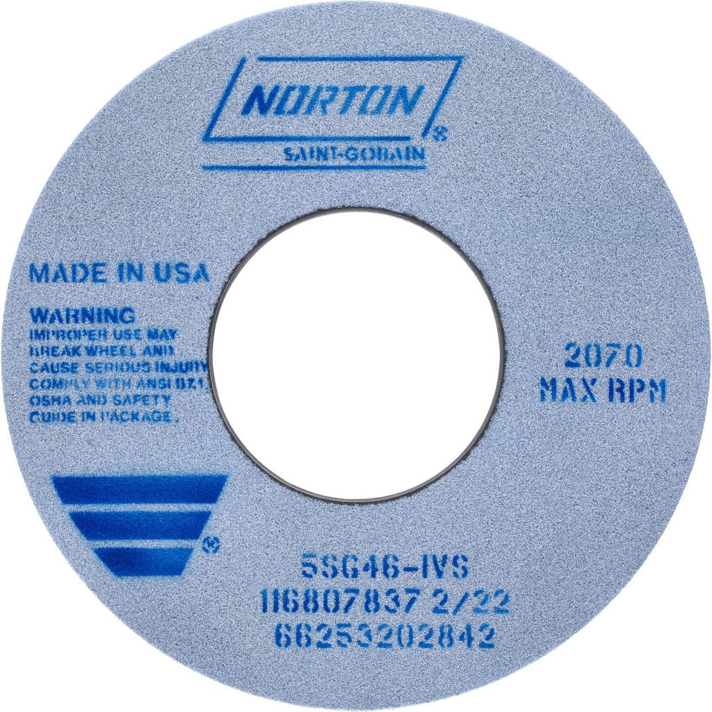 NORTON Norton 66253202842 Surface Grinding Wheel 12in 46 Grit