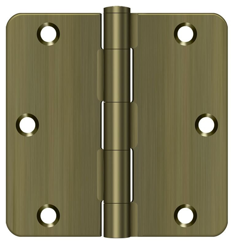 DELTANA Deltana S35R45 Radius Corner Door Hinge Antique Brass