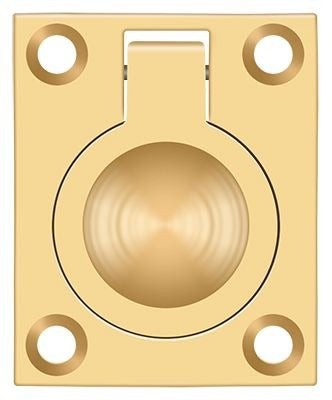 DELTANA Deltana FRP175CR003 Flush Ring Pull Lifetime Brass