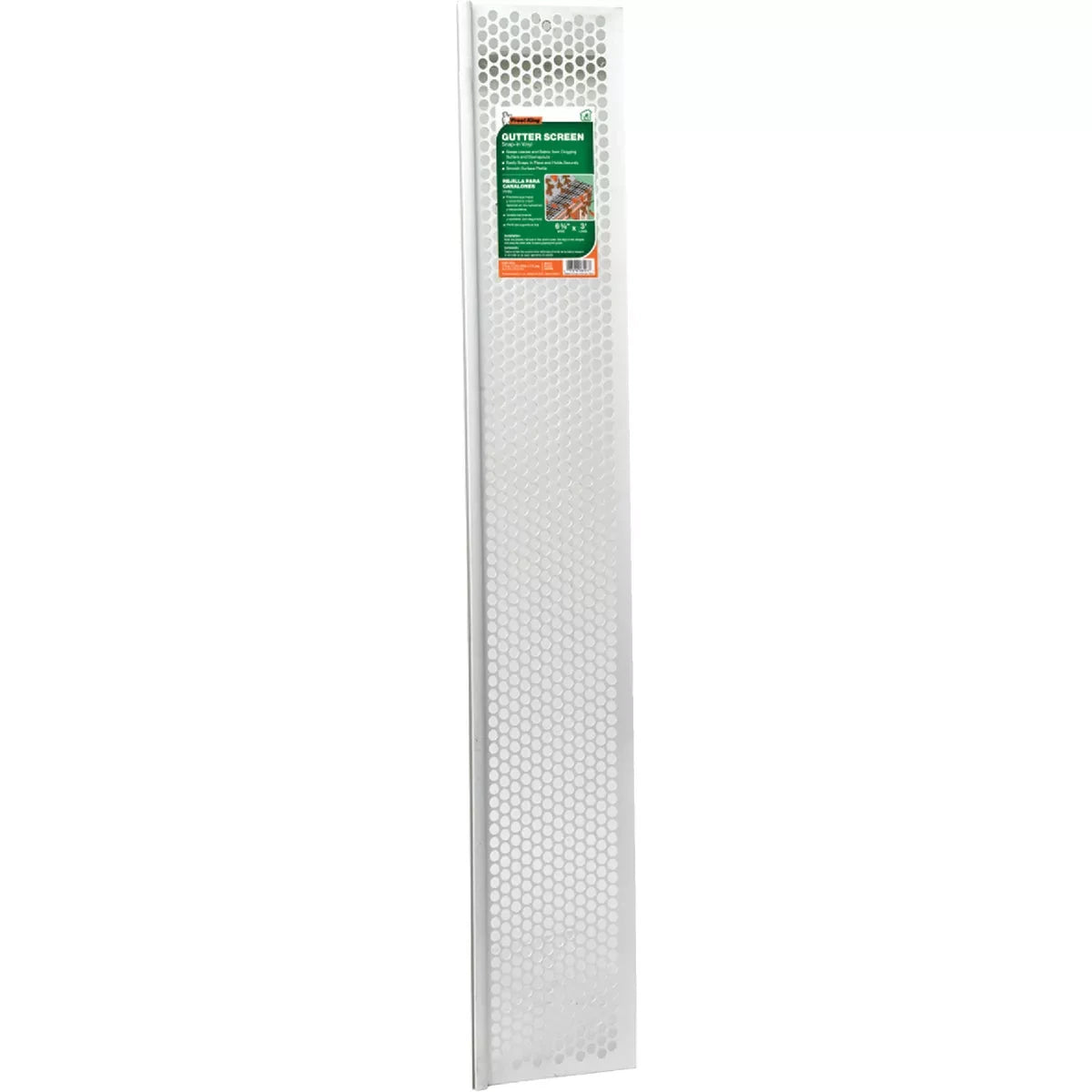 FROST KING Frost King G636W Vinyl Snap-In Gutter Screen 6-5/8 x 3 ft