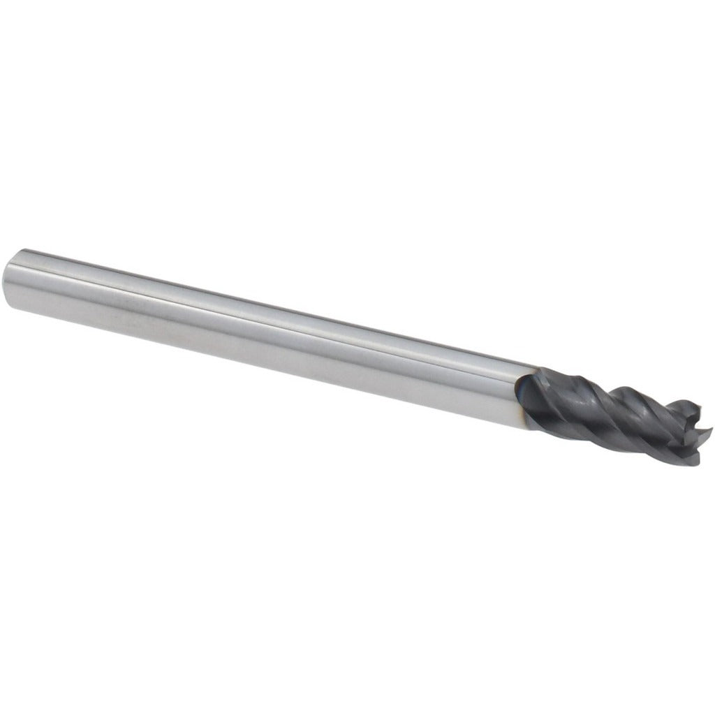 SECO TOOLS Seco 03084131 Corner Radius End Mill 1/8 in 4 Flute Altin