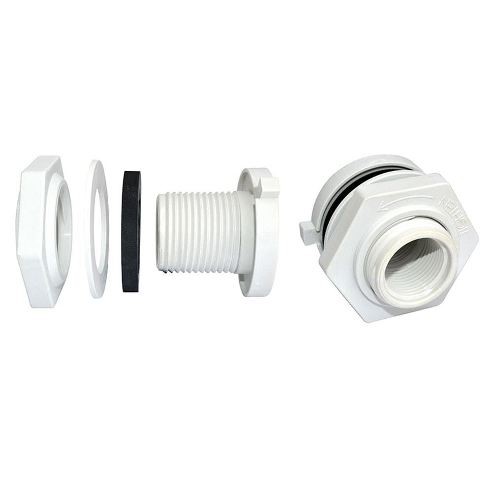 GREEN LEAF Green Leaf Tf 12 Pb 1/2 in Fpt Bulkhead Fitting