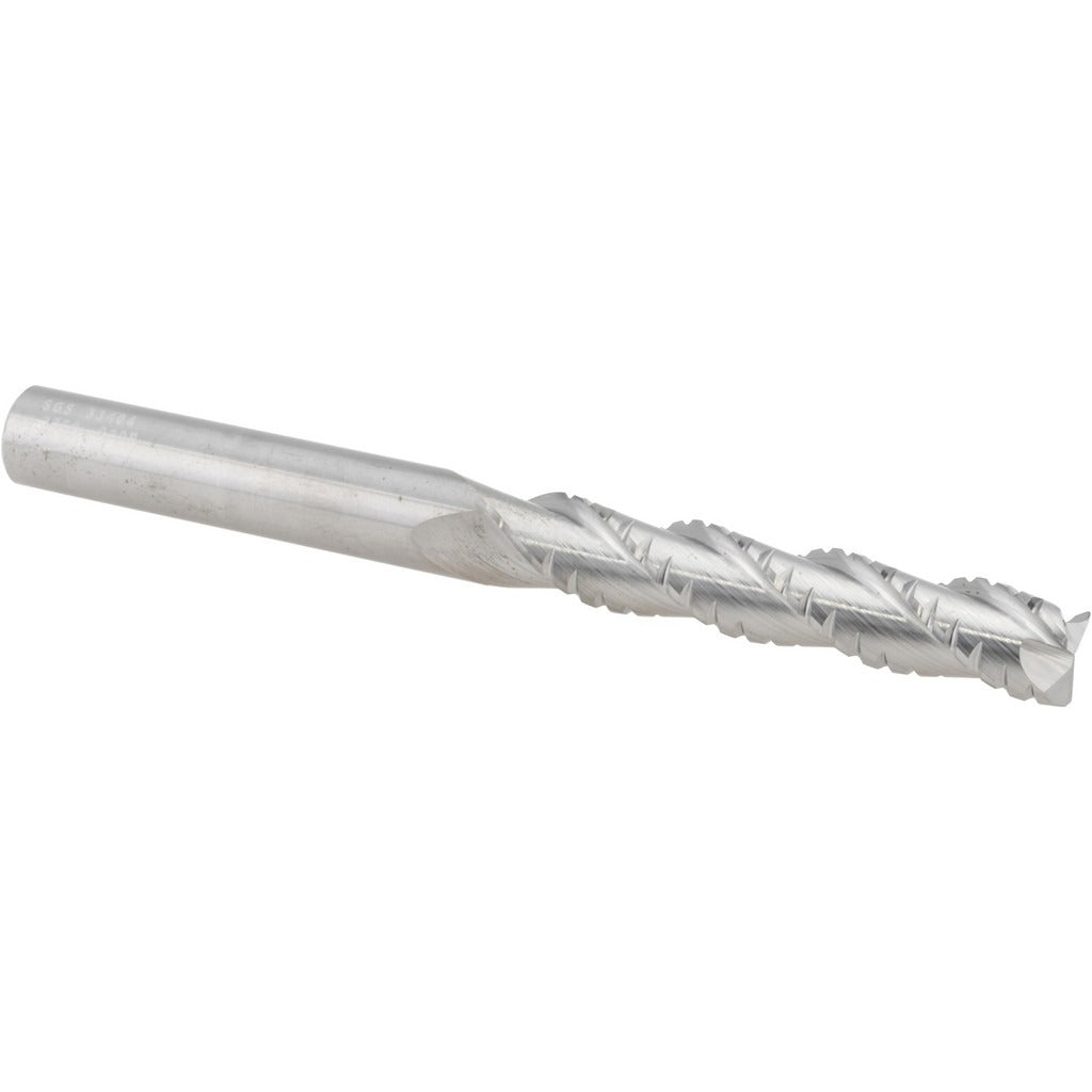 KYOCERA SGS PRECISION TOOLS Sgs 33404 Roughing End Mill 3/8 in 3 Flute Solid Carbide