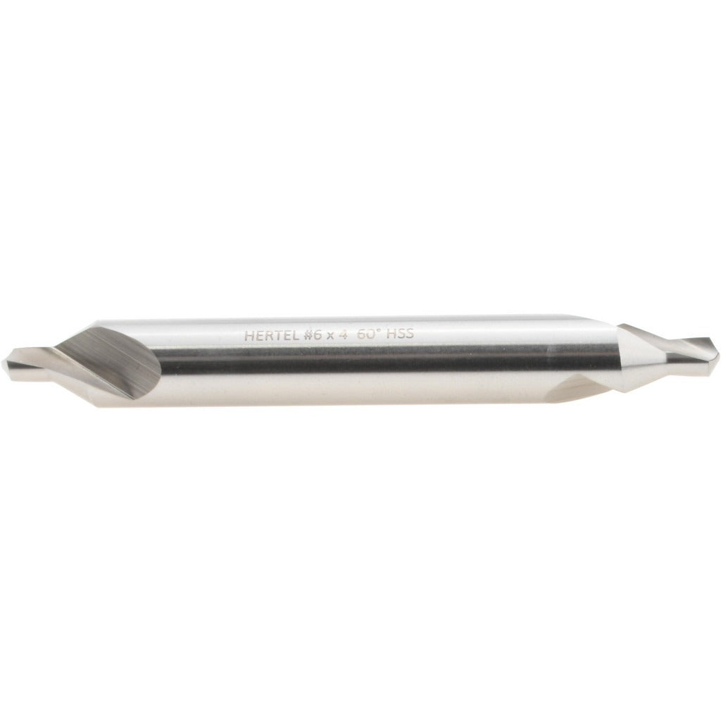 HERTEL Hertel H-81185060400 Combo Drill Countersink Size 6 Hss