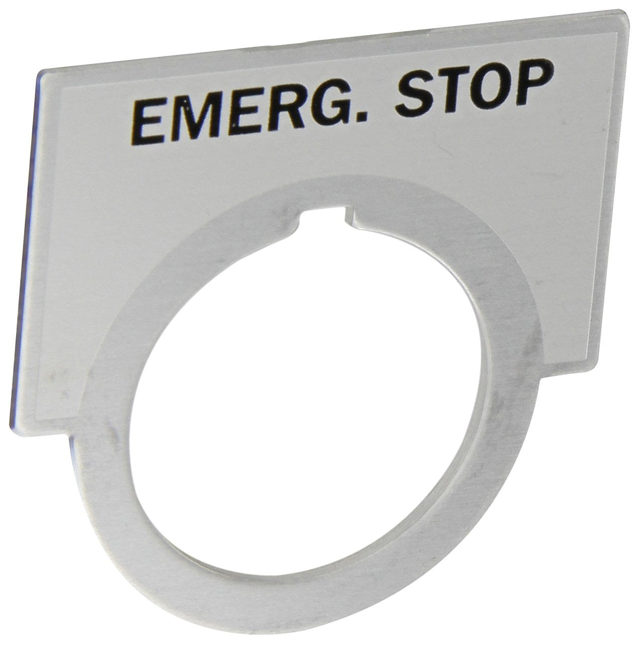 SIEMENS Siemens 52NL16 Legend Plate Emerg Stop Aluminum