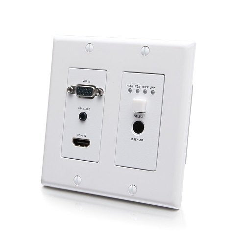 C2G C2G C2G30017 Hdbaset Hdmi Vga Wall Plate
