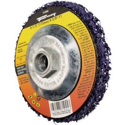 FORNEY Forney Industries 71945 Strip Finish Disc 4.5in Type 27 20pk