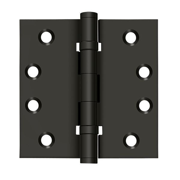 DELTANA Deltana DSB4B10B Square Hinge Ball Bearing Oil Rubbed Bronze