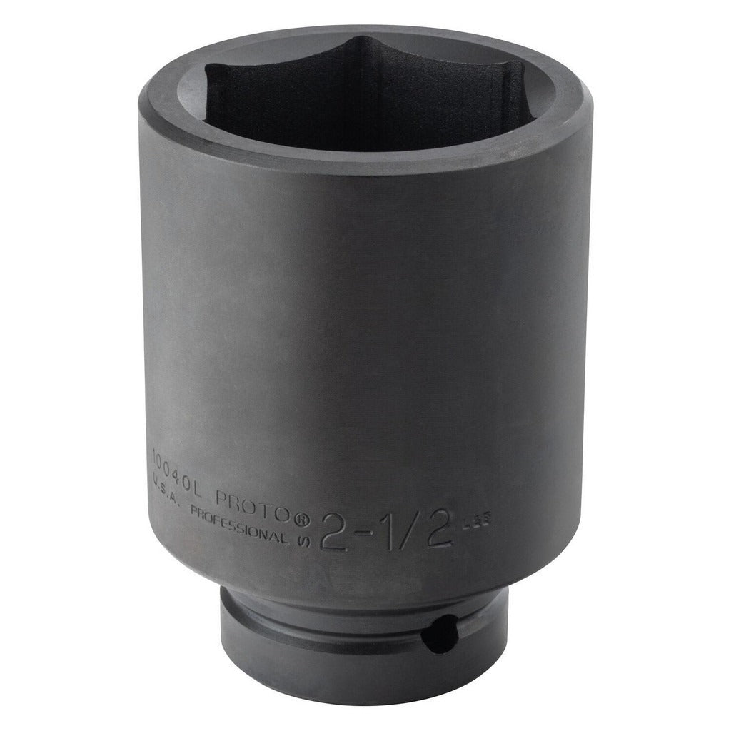 PROTO Proto J10040L Impact Socket 1 in Drive 2-1/2 in 6-point