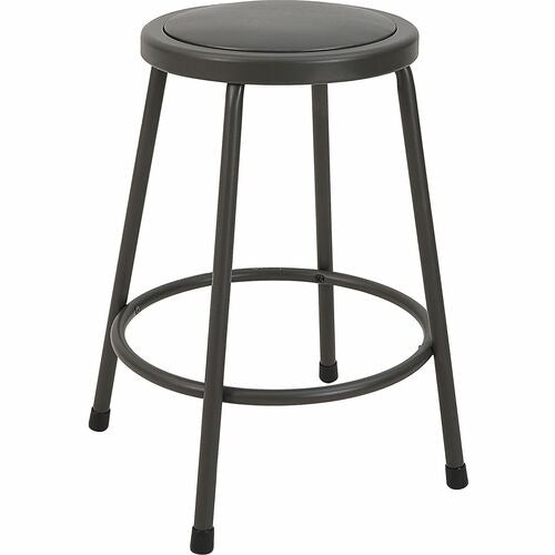 LORELL Lorell LLR83081 Metal Shop Stool 24 Inch Backless 275 Lb