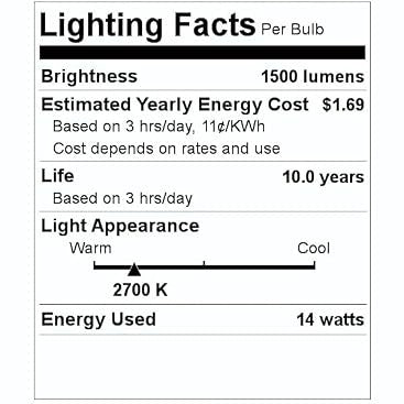 FEIT ELECTRIC Feit Electric A100DM827GU24/10KLED LED Bulb 14 W (A19) 100 W Replacement