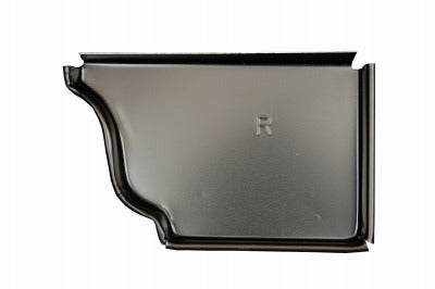 AMERIMAX Amerimax Home Products 2500635HP 5in Black K-style Right End Cap