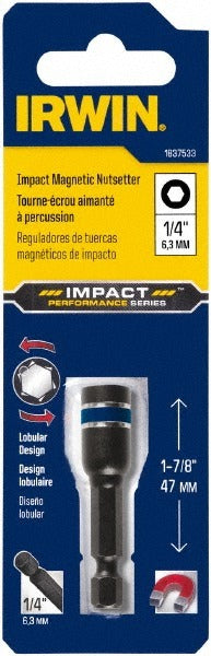 IRWIN Irwin IWAF34214 Magnetic Nutsetter Bit 1/4 Inch Hex