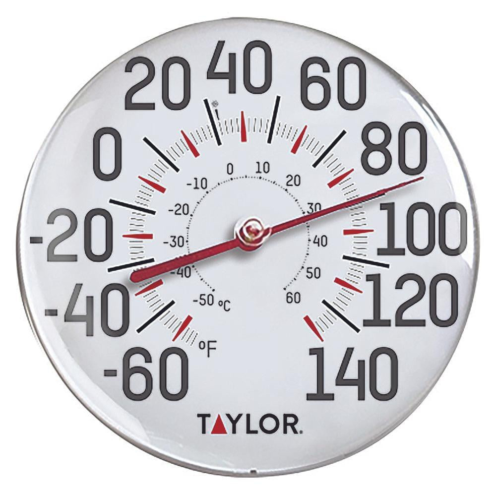 TAYLOR TECHNOLOGIES Taylor 49562J Window Wall Thermometer 12 in -40 to 120F