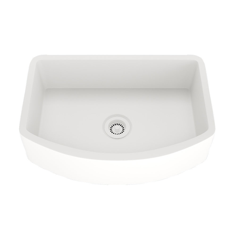 DAKOTA Dakota Plumbing Products GSE-QCA3320-W Farmhouse Kitchen Sink