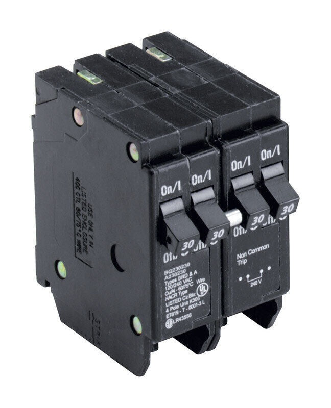 BREAKER BREAKER BQ230230 Circuit Breaker 10 kAIC 120/240V AC