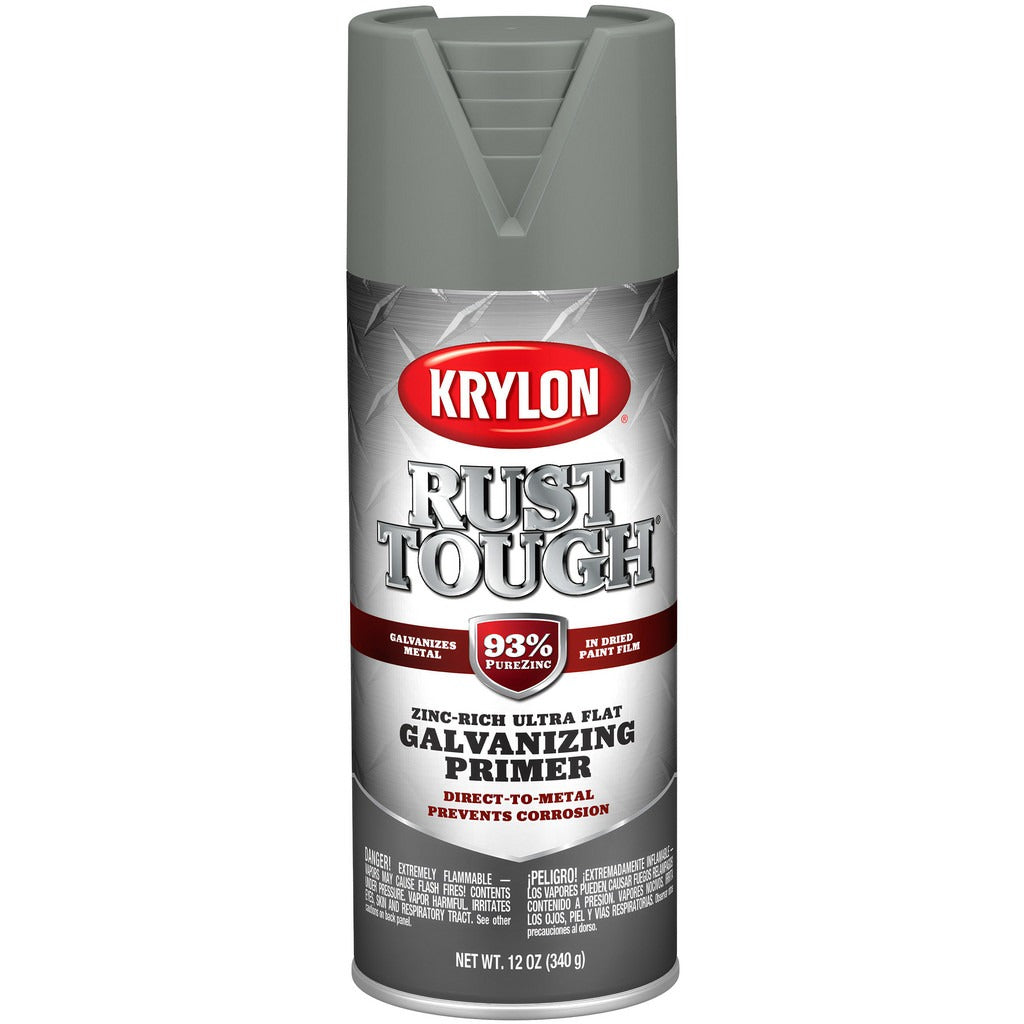 KRYLON Krylon K09240008 Rustproof Enamel Spray Paint Gray 12 Oz