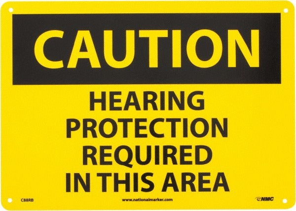 ACCUFORMNMC Accuformnmc C88RB Hearing Protection Required Sign