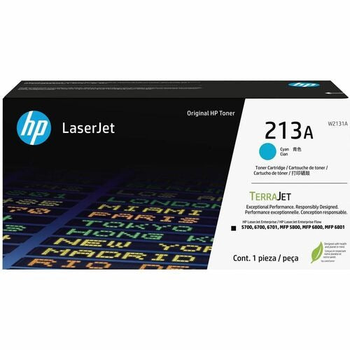 HP Hewlett-packard HEWW2131A Cyan Toner Cartridge 3000 Pages