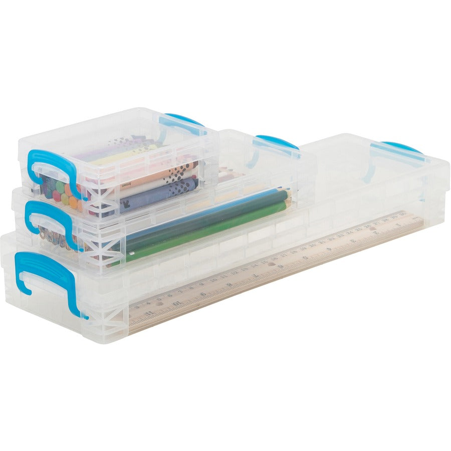 ADVANTUS Advantus AVT38714 Storage Box Set 3 Boxes (4-1/2\" x 14-1/4\" x 2-1/10\")