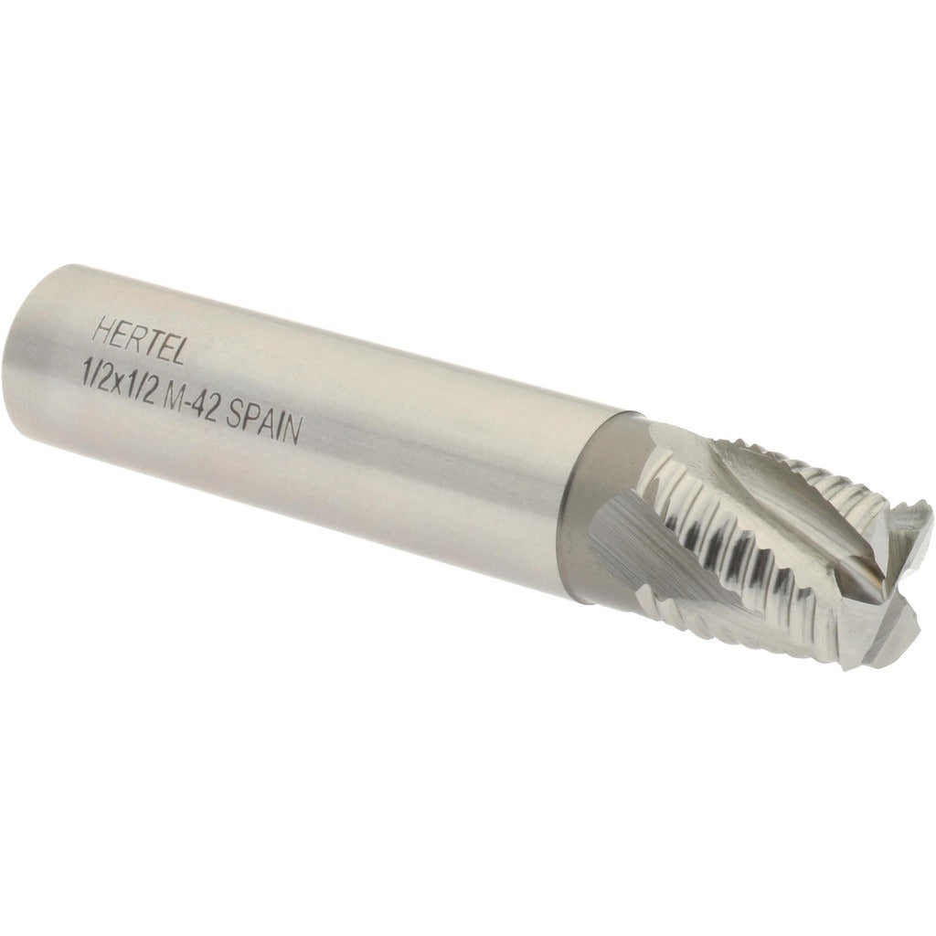 HERTEL Hertel 91197368 Roughing End Mill 1/2 in 4 Flute Cobalt