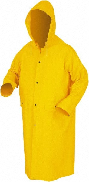 MCR SAFETY Mcr Safety 200CX6 Rain Jacket 6XL Yellow Polyester