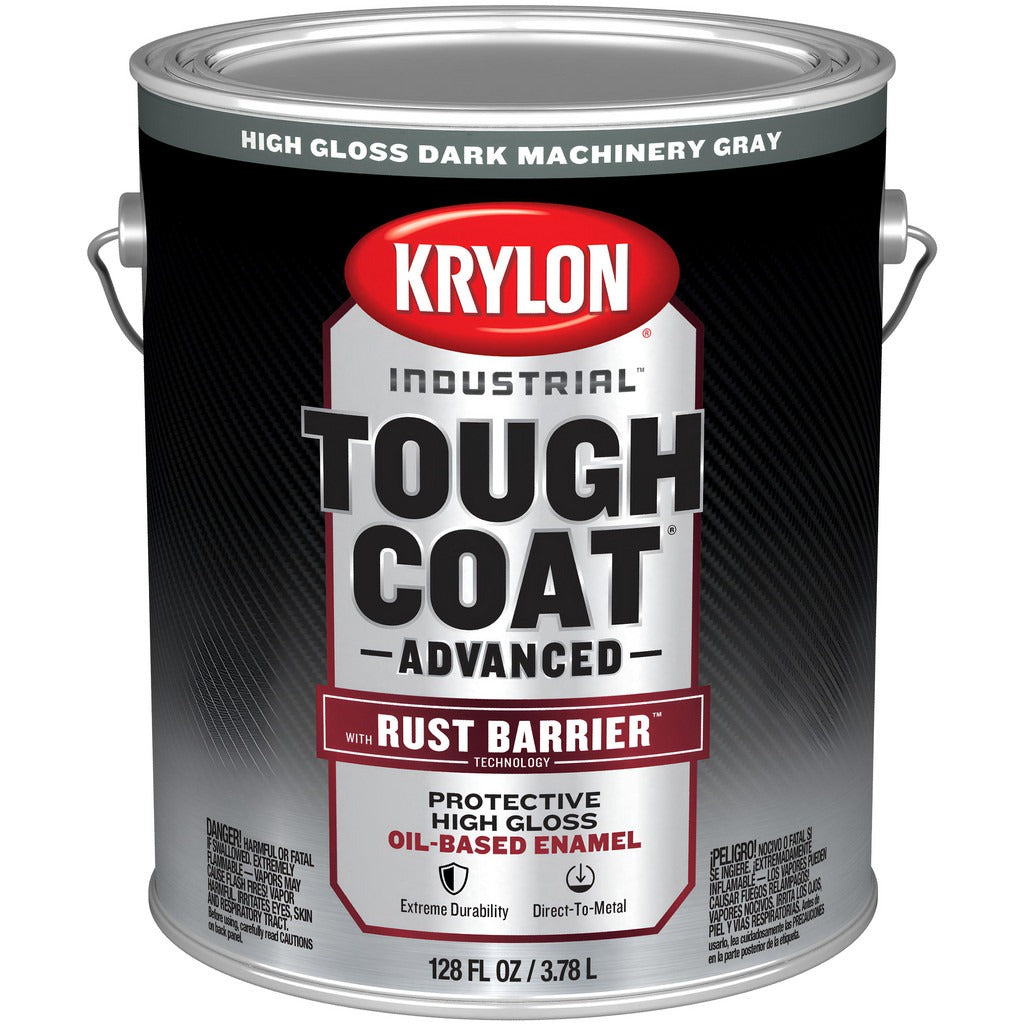 KRYLON Krylon K00871008 Rust Preventative Paint Gray Gloss 1 Gal