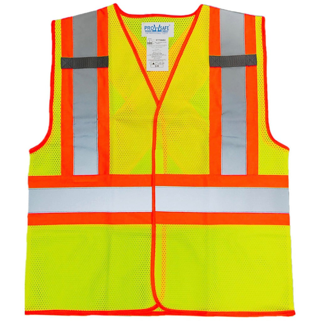PRO-SAFE Pro-safe PS245-5 High Visibility Vest Medium Ansi Class 2