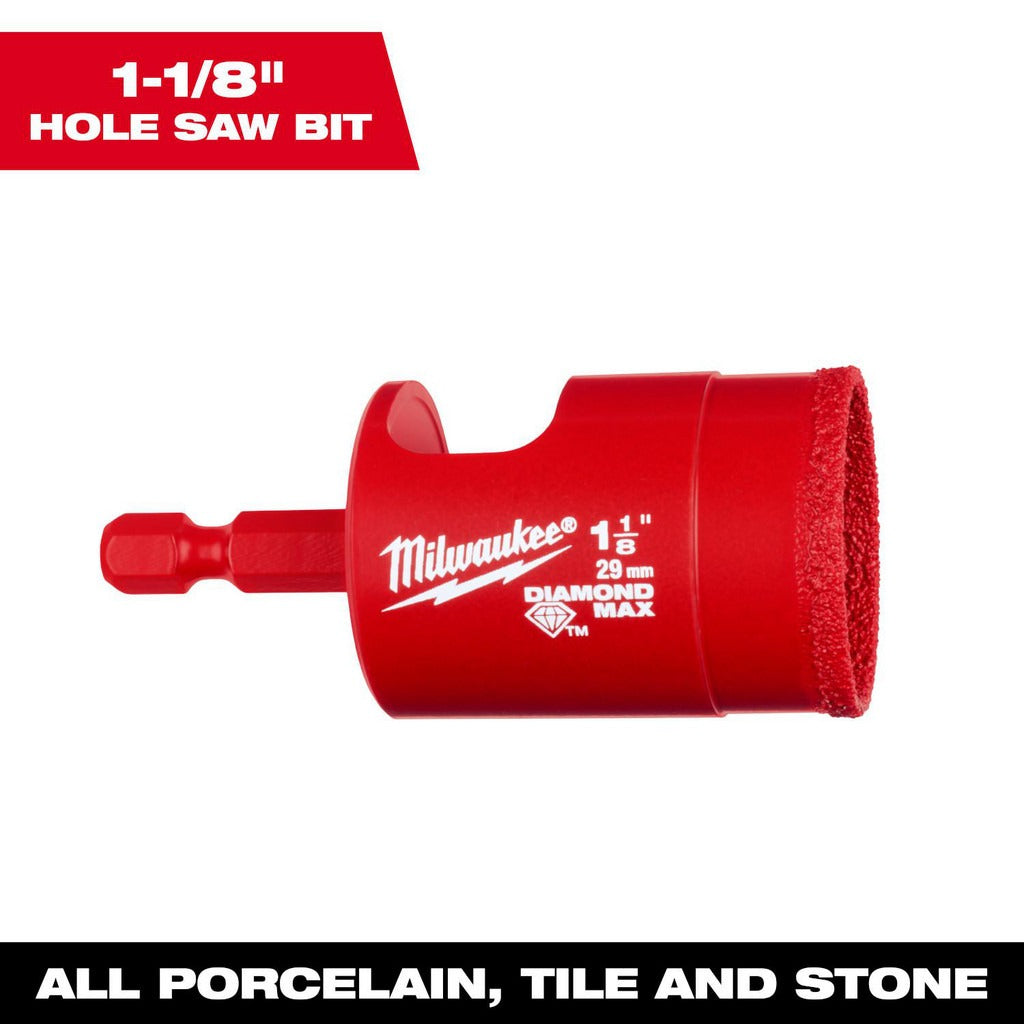 MILWAUKEE Milwaukee Tool 49-56-0518 Diamond Hole Saw 1-1/8 Inch