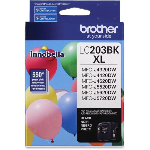 BROTHER Brother BRTLC203BK Black High-yield Ink Cartridge