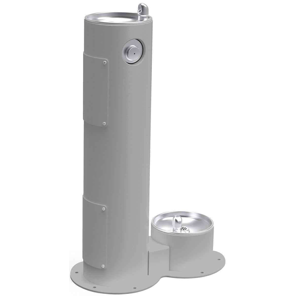 BSC PREFERRED Bsc Preferred LK4400DBGRY Outdoor Drinking Fountain Pedestal