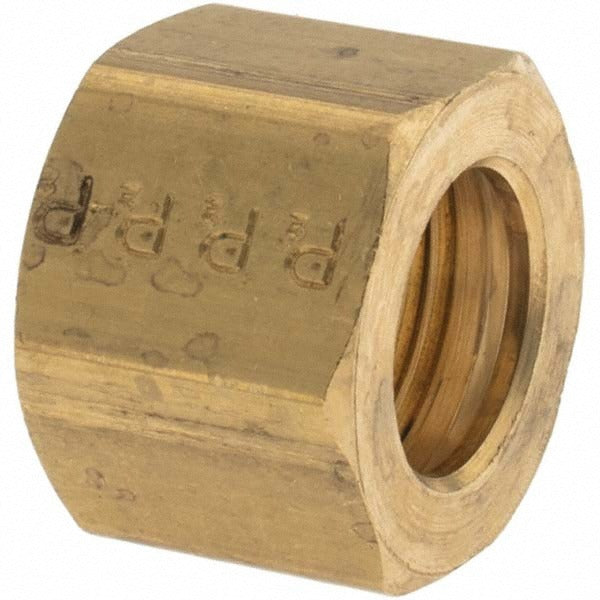 PARKER Parker MP11044 Compression Tube Nut 1/2 in Od Brass 10-pack